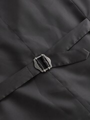 Brown Regular Fit Wool Blend Suit Waistcoat - Image 9 of 10