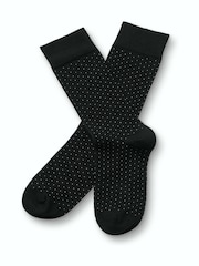 Negro - Calcetines Micro Dash de Charles Tyrwhitt - Imagen 1 de 2