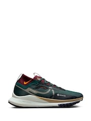Nike Green/White React Pegasus Trail 4 Gore-Tex Running Trainers - Image 1 of 12