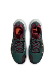 Nike Green/White React Pegasus Trail 4 Gore-Tex Running Trainers - Image 10 of 12