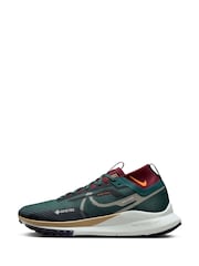 Nike Green/White React Pegasus Trail 4 Gore-Tex Running Trainers - Image 2 of 12