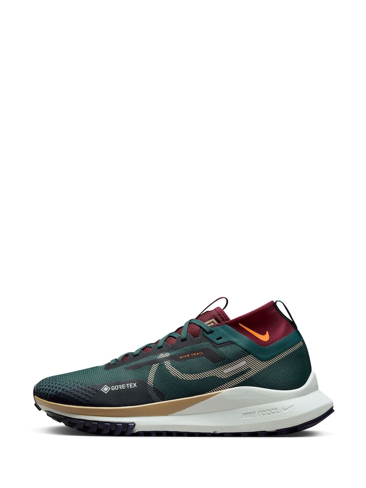 Zelena/bela - Tekaški športni copati Nike React Pegasus Trail 4 Gore-Tex - Slika 2 iz 12 Zelena/bela - Tekaški športni copati Nike React Pegasus Trail 4 Gore-Tex - Slika 2 iz 12