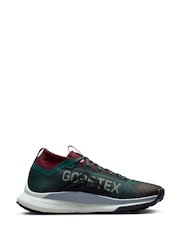 Nike Green/White React Pegasus Trail 4 Gore-Tex Running Trainers - Image 3 of 12