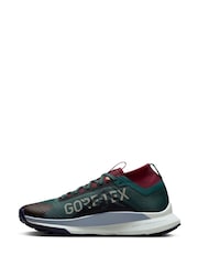 Nike Green/White React Pegasus Trail 4 Gore-Tex Running Trainers - Image 4 of 12