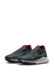 Nike Green/White React Pegasus Trail 4 Gore-Tex Running Trainers - Image 5 of 12