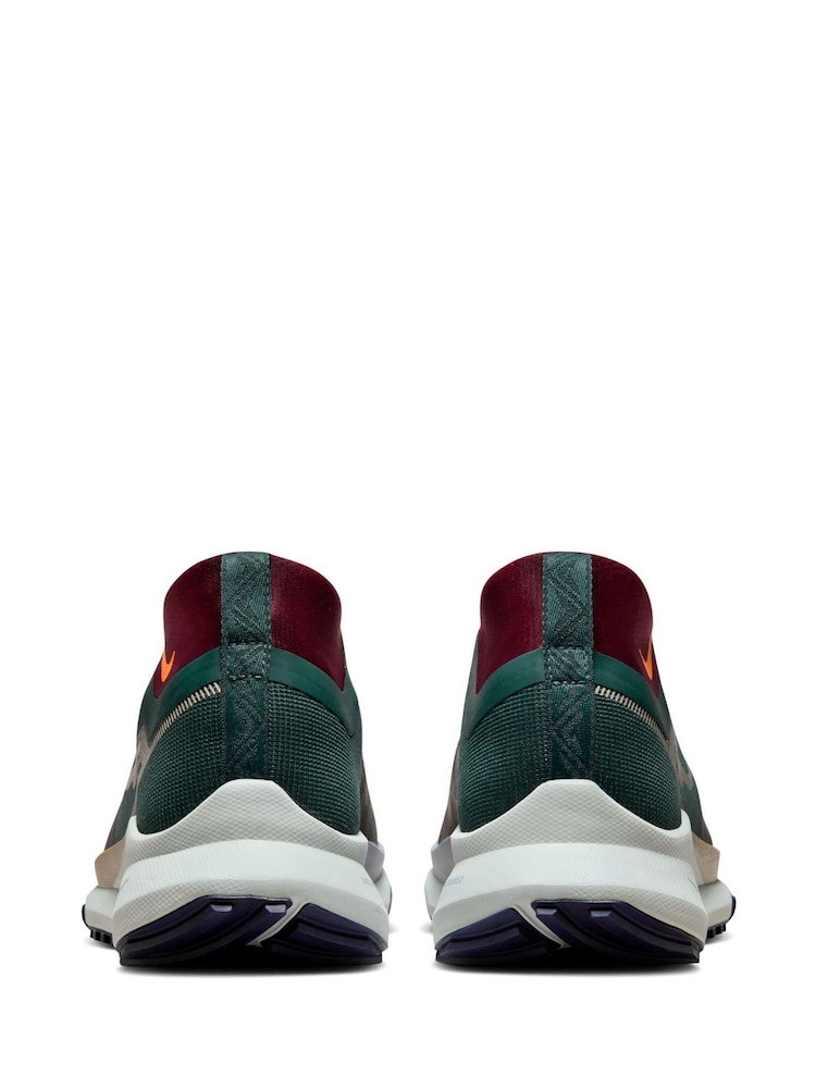 Nike Green/White React Pegasus Trail 4 Gore-Tex Running Trainers - Image 6 of 12