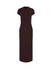 Long Tall Sally Brown Sparkle Maxi Dress - Image 5 of 6