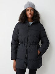 Jack Wolfskin Black Frozen Palace Longline Puffer Jacket - Image 1 of 4