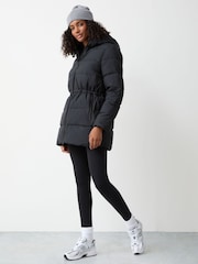 Jack Wolfskin Black Frozen Palace Longline Puffer Jacket - Image 2 of 4