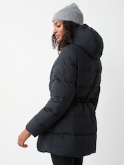 Jack Wolfskin Black Frozen Palace Longline Puffer Jacket - Image 3 of 4