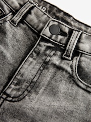 Light Grey Regular Fit Cotton Rich Stretch Jeans (3-17yrs) - Image 3 of 3
