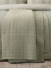 Bedeck of Belfast Stonewashed Quilted Throw - Image 3 de 5