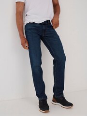 FatFace Blue Slim Mid Wash Jeans - Image 3 of 7