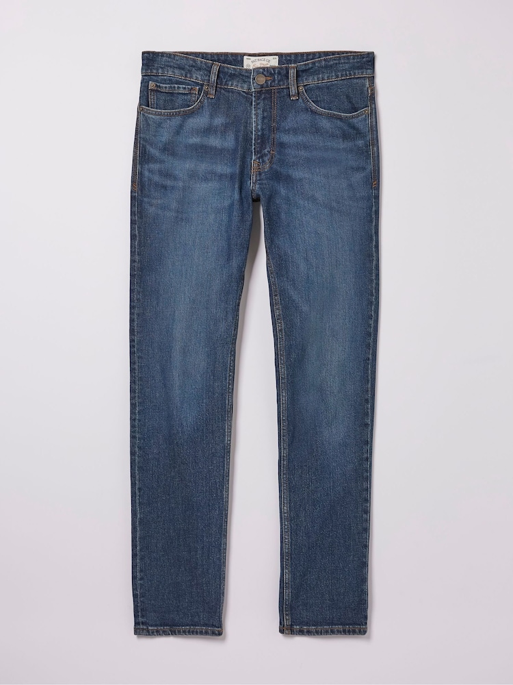 FatFace Blue Slim Mid Wash Jeans - Image 7 of 7
