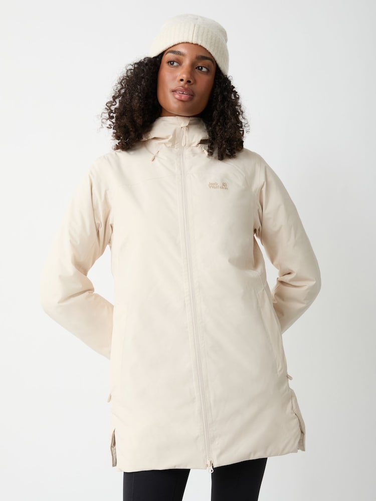 Jack Wolfskin Cream Heidelstein 2 Insulated Waterproof Jacket - Image 1 of 5