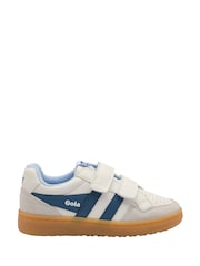 Gola White Kids' Eagle Strap Trainers - Image 1 of 4
