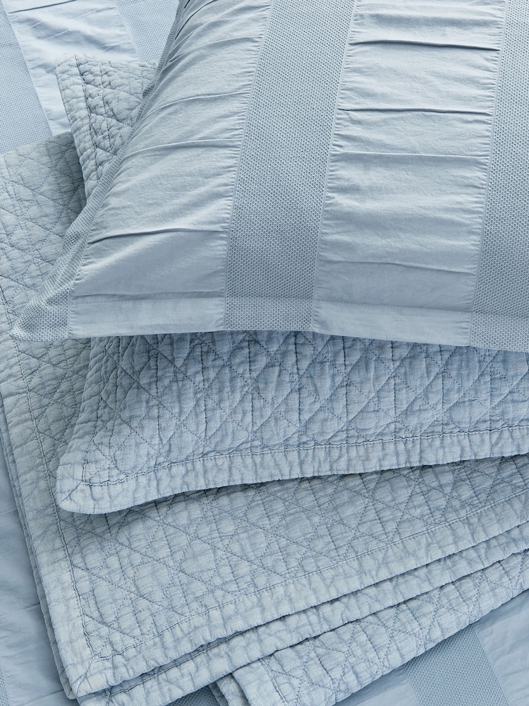 Bedeck of Belfast Stonewashed Quilted Pillowcase Pair - صورة 1 من 4