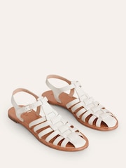 Boden White Traditional Fisherman Sandals - Image 2 of 5
