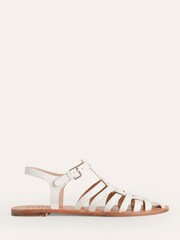 Boden White Traditional Fisherman Sandals - Image 3 of 5