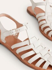 Boden White Traditional Fisherman Sandals - Image 5 of 5