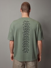 Green Keith Haring Artist Licence 100% Cotton T-Shirt - Image 2 of 8
