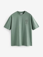 Green Keith Haring Artist Licence 100% Cotton T-Shirt - Image 5 of 8