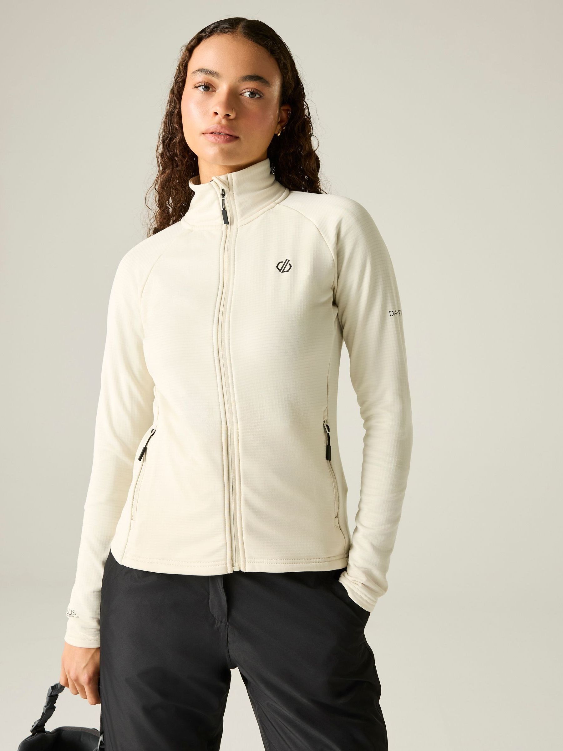 Dare 2B Women's Beige Zip-Up Jacket Lowline Core Stretch - Image 4