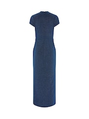 Long Tall Sally Blue Sparkle Maxi Dress - Image 6 of 6