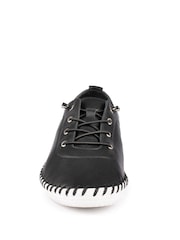 Lunar Leather Plimsolls - Image 5 of 6