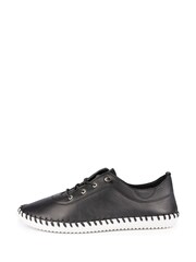 Lunar Leather Plimsolls - Image 6 of 6