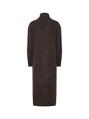 Long Tall Sally Brown Button Knitted Coatigan - Image 2 of 4