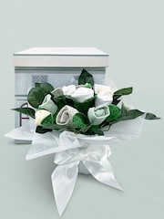 Babyblooms Grey 100% Cotton Gift Hamper with Personalised Bunny Soft Toy - Image 3 of 7