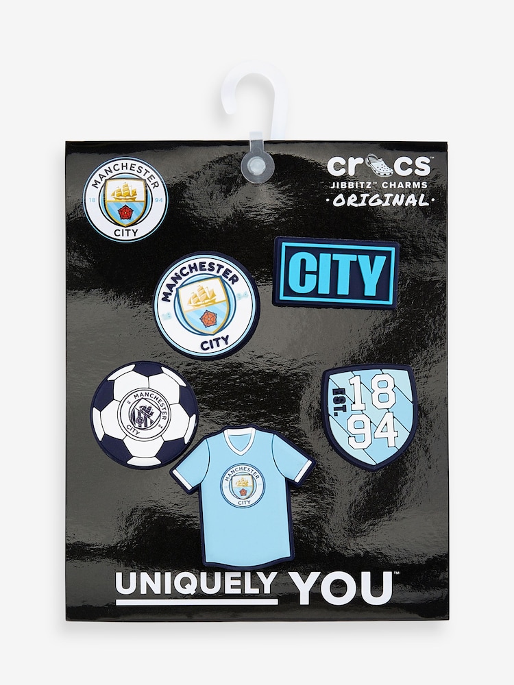 Crocs Manchester City Jibbitz 5 Pack - Image 1 of 1