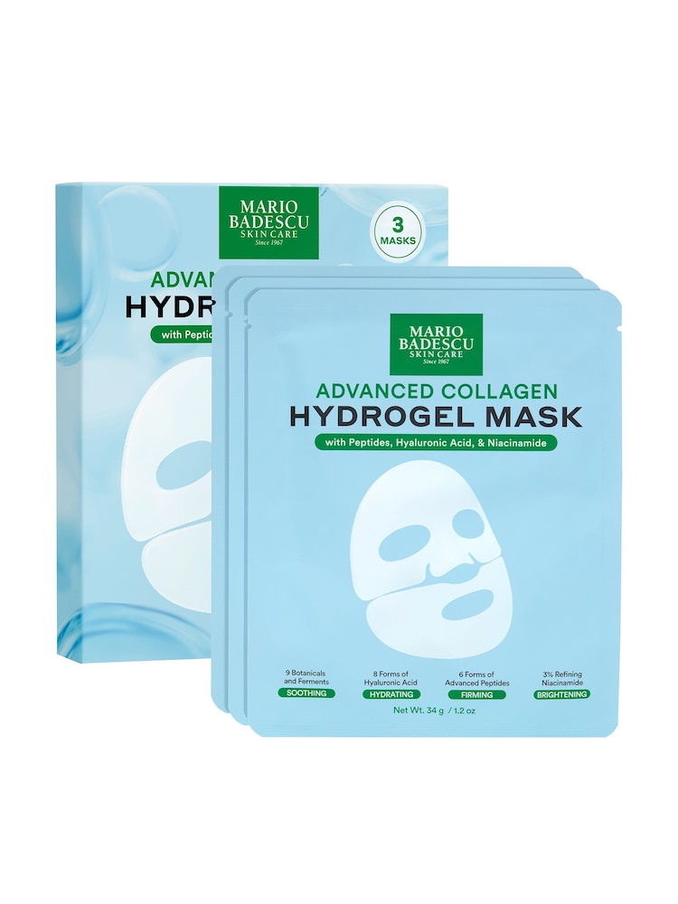 Mario Badescu Advanced Collagen Hydrogel Sheet Mask - Image 1 of 8 Mario Badescu Advanced Collagen Hydrogel Sheet Mask - Image 1 of 8