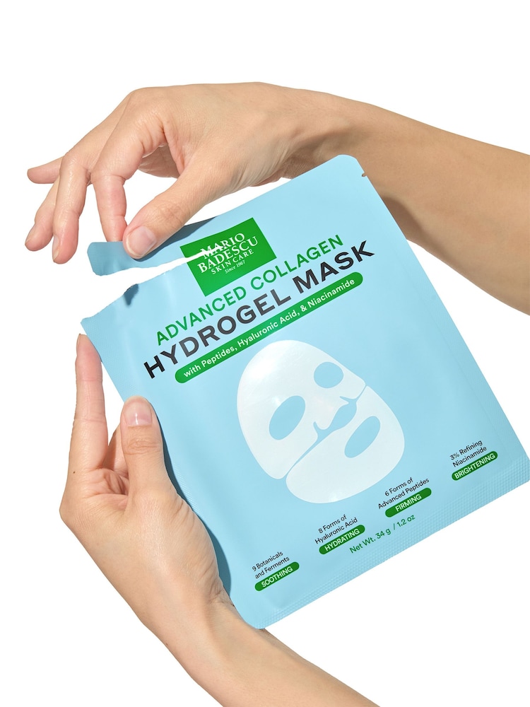 Mario Badescu Advanced Collagen Hydrogel Sheet Mask - Image 2 of 8 Mario Badescu Advanced Collagen Hydrogel Sheet Mask - Image 2 of 8