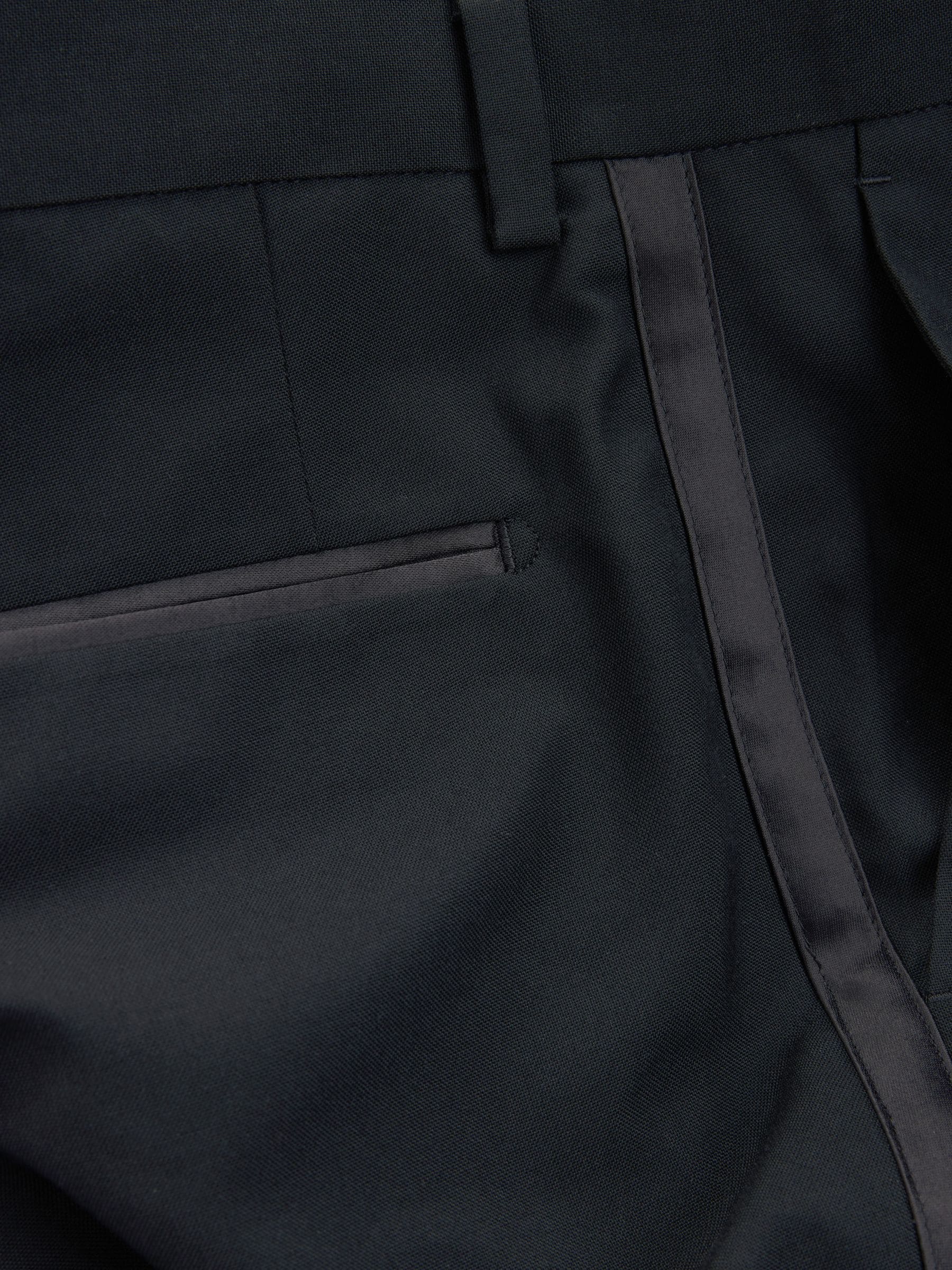 Buy Tape Detail Regular Fit Tuxedo Suit Trousers from Next USA