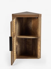 Natural Bronx Oak Effect Corner Small Cupboard - Image 3 of 5