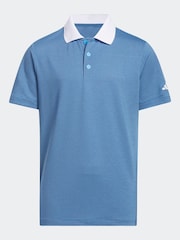 adidas Golf Striped Polo Shirt - Image 1 of 5