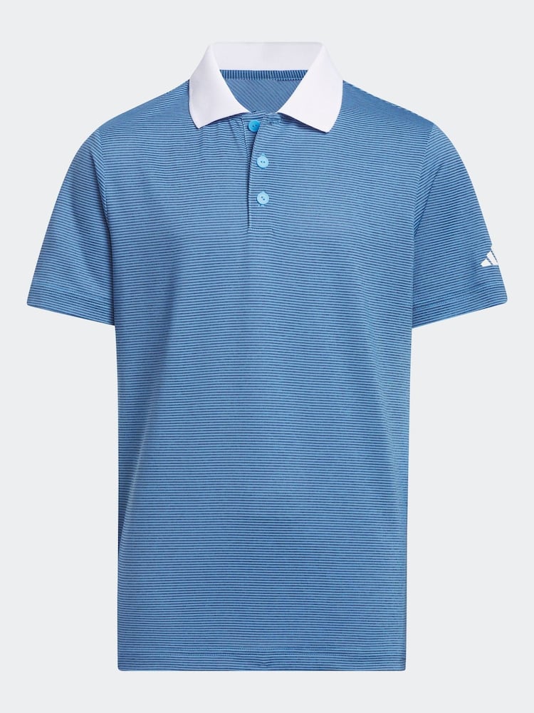 adidas Golf Striped Polo Shirt - Image 1 of 5