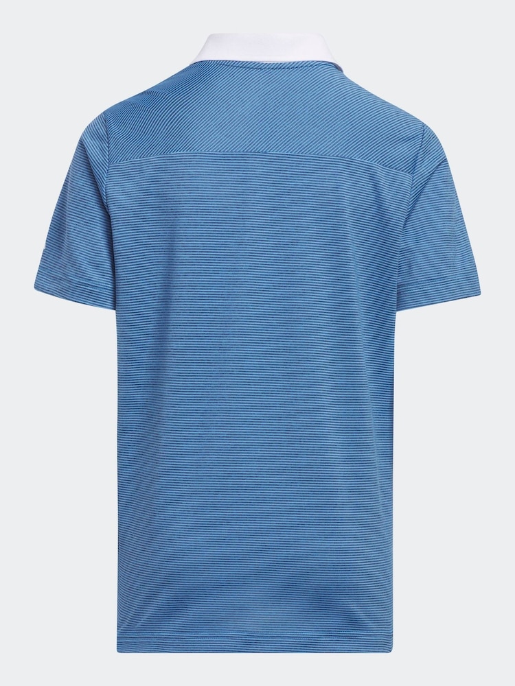 adidas Golf Striped Polo Shirt - Image 2 of 5