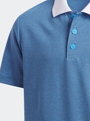 adidas Golf Striped Polo Shirt - Image 4 of 5