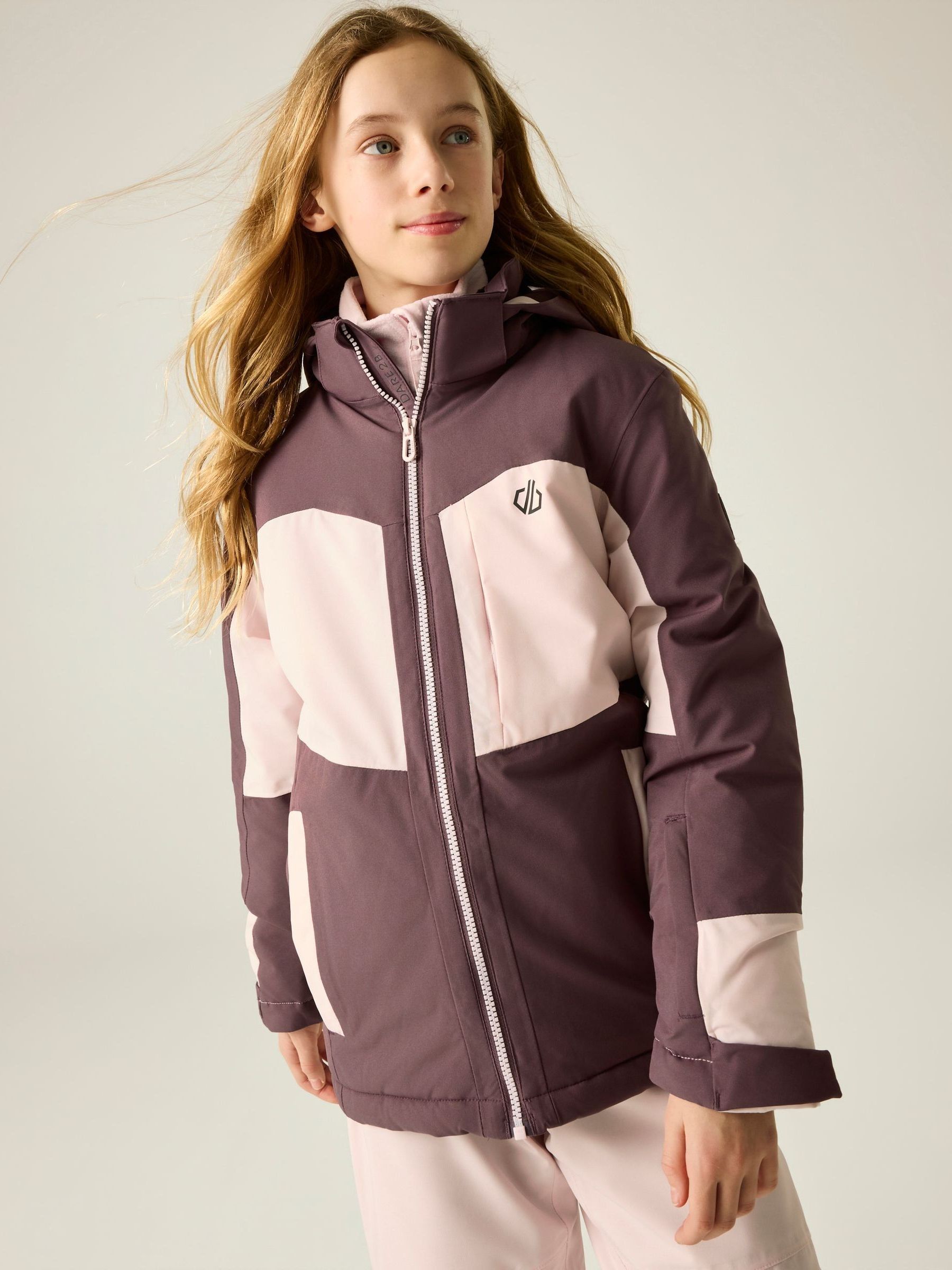 Dare 2B Unisex Kids Violet Waterproof Jacket For Children Rip It - Image 4