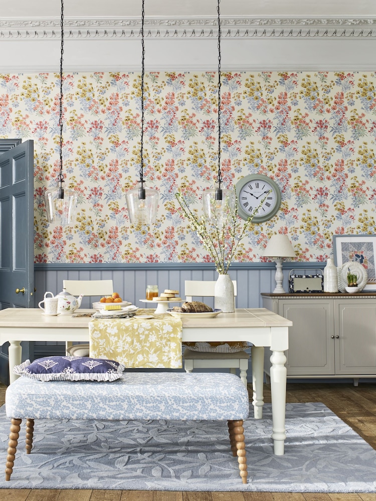 Laura Ashley White Dorset Dining Table - Image 1 of 4