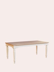 Laura Ashley White Dorset Dining Table - Image 4 of 4