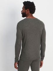 Tog 24 Dark Grey Marl Meru Thermal Crewneck Sweatshirt - Image 2 of 8
