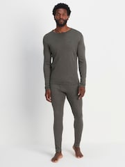 Tog 24 Dark Grey Marl Meru Thermal Crewneck Sweatshirt - Image 3 of 8