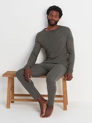 Tog 24 Dark Grey Marl Meru Thermal Crewneck Sweatshirt - Image 4 of 8