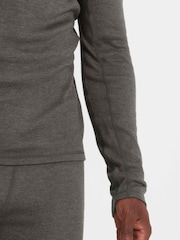 Tog 24 Dark Grey Marl Meru Thermal Crewneck Sweatshirt - Image 8 of 8
