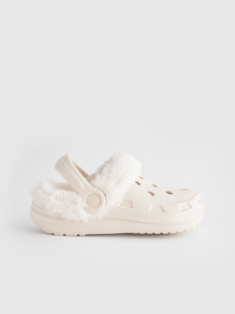Cream Clog Slippers - Image 1 of 1 Cream Clog Slippers - Image 1 of 1