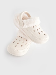 Cream Clog Slippers - Image 4 of 5
